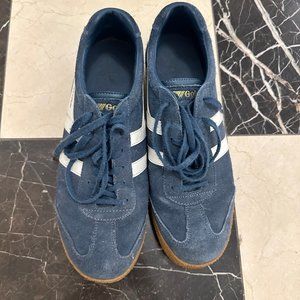 Men's Gola Blue Suede Sneakers Trainers